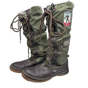 Pajar Canada Grip Tall Winter Boots Women's Sz 7-7.5 EUR 38 Military Green Brown